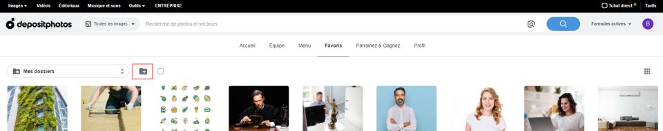 creation banque de photo nouveau dossier etude design cro