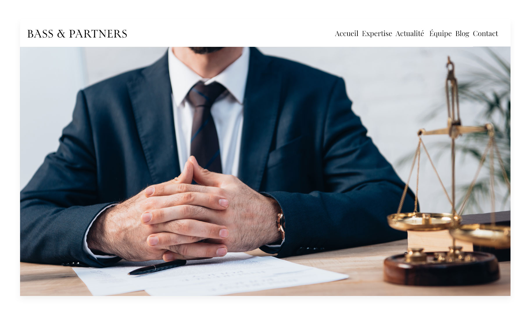 Photo site web cabinet avocat
