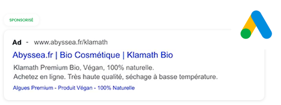 annonce google ads