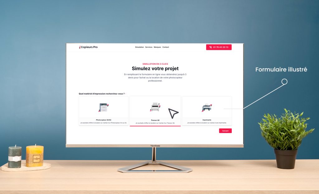 formulaire illustre landing copieurs pro